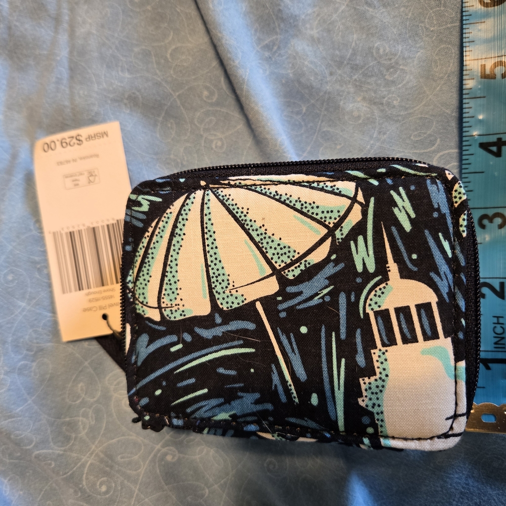 Vera Bradley Black and Blue Travel Bag